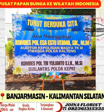 Papan Bunga Kalimantan Selatan