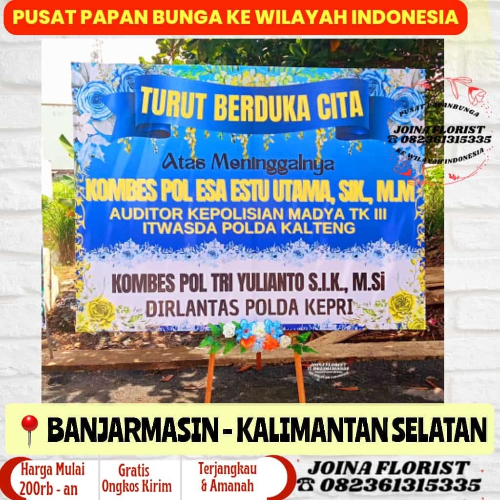 Papan Bunga Kalimantan Selatan