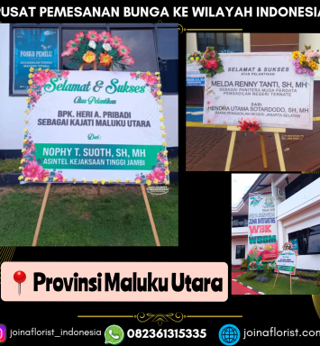 Papan Bunga Maluku Utara